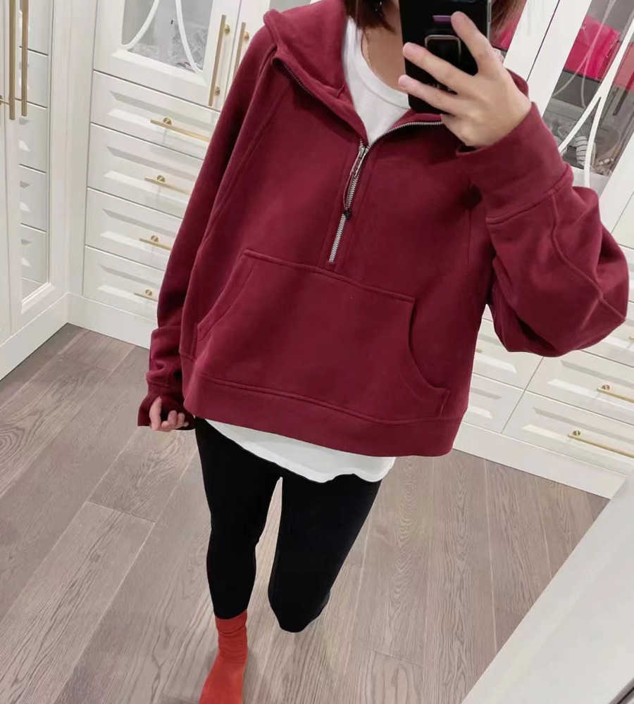 Yoga Sweatshirt Scuba Full Half Zip Hoody Hoodies Outdoor Leisure Sweatshirts Gym Clothes Women Tops Workout Fitness Thick Jackets lulus 2023ss, Grey logo
Yoga Sweatshirt Scuba Full Half Zip Hoody Hoodies Outdoor Leisure Sweatshirts Gym Clothes Women Tops Workout Fitness Thick Jackets lulus 2023ss, Grey logo