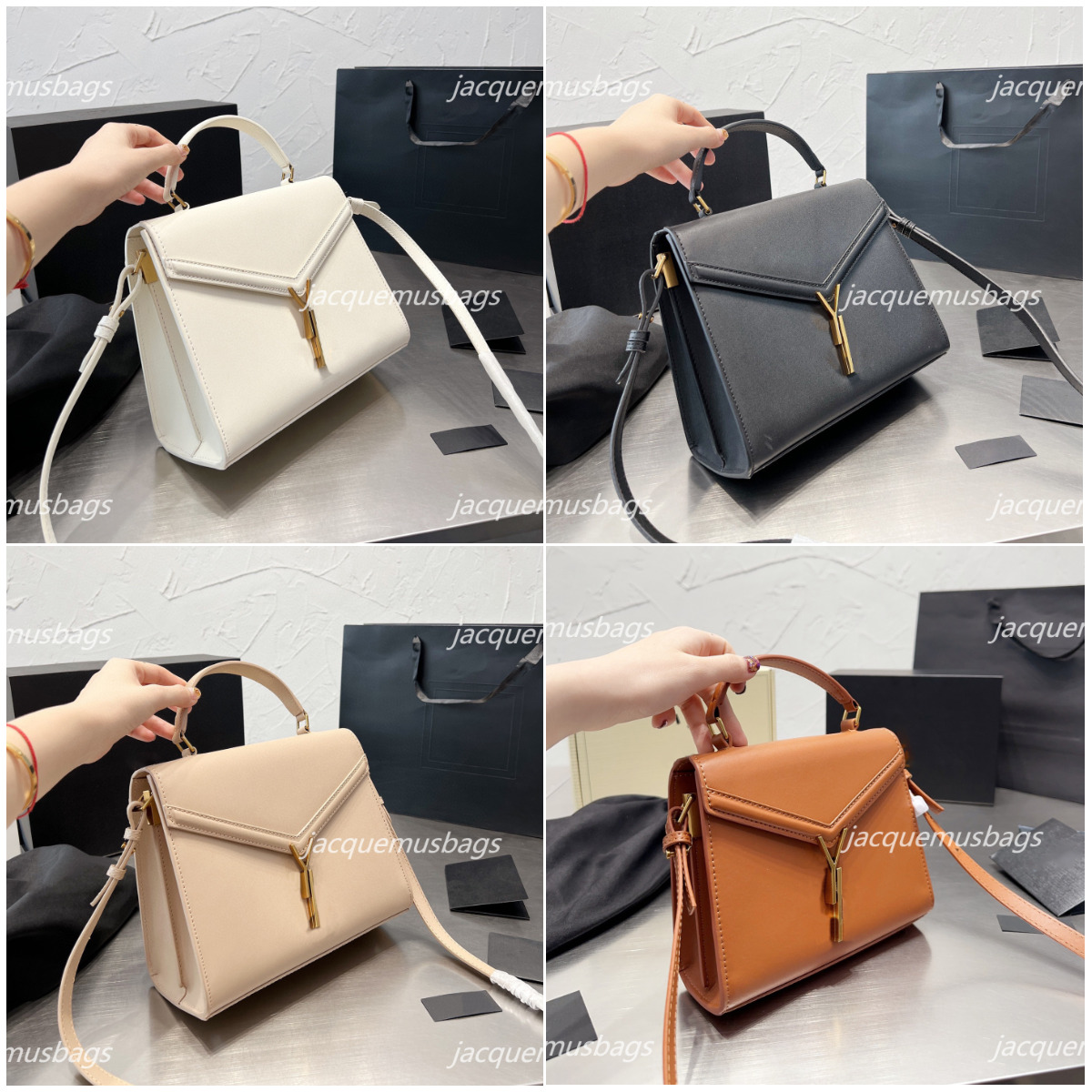 Womens Cassandra Top Handle Bag In Grain De Poudre Embossed Designer Luxury Chain Envelope Bags Totes Handbag Bags Fashion Size 24-19cm, Color 6
Womens Cassandra Top Handle Bag In Grain De Poudre Embossed Designer Luxury Chain Envelope Bags Totes Handbag Bags Fashion Size 24-19cm, Color 6