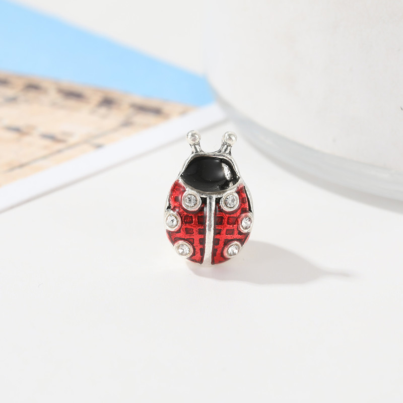 The New Popular 925 Sterling Silver Suspension Cute Red Cat Heart Pendant Is Suitable For Primitive Charm DIY Bracelet Necklace Accessories Jewelry