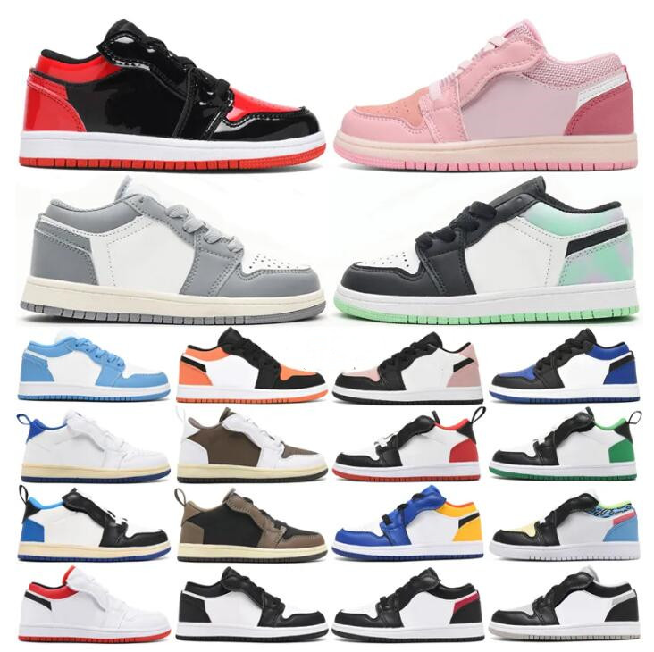 2023 NEW Basketball shoes Designers Jumpman 1 Low Kids Youth 1s Hook Loop Elastic band Toddlers Royal Scotts Obsidian Chicago Running Infant Big Boys Girls Sneaker
2023 NEW Basketball shoes Designers Jumpman 1 Low Kids Youth 1s Hook Loop Elastic band Toddlers Royal Scotts Obsidian Chicago Running Infant Big Boys Girls Sneaker