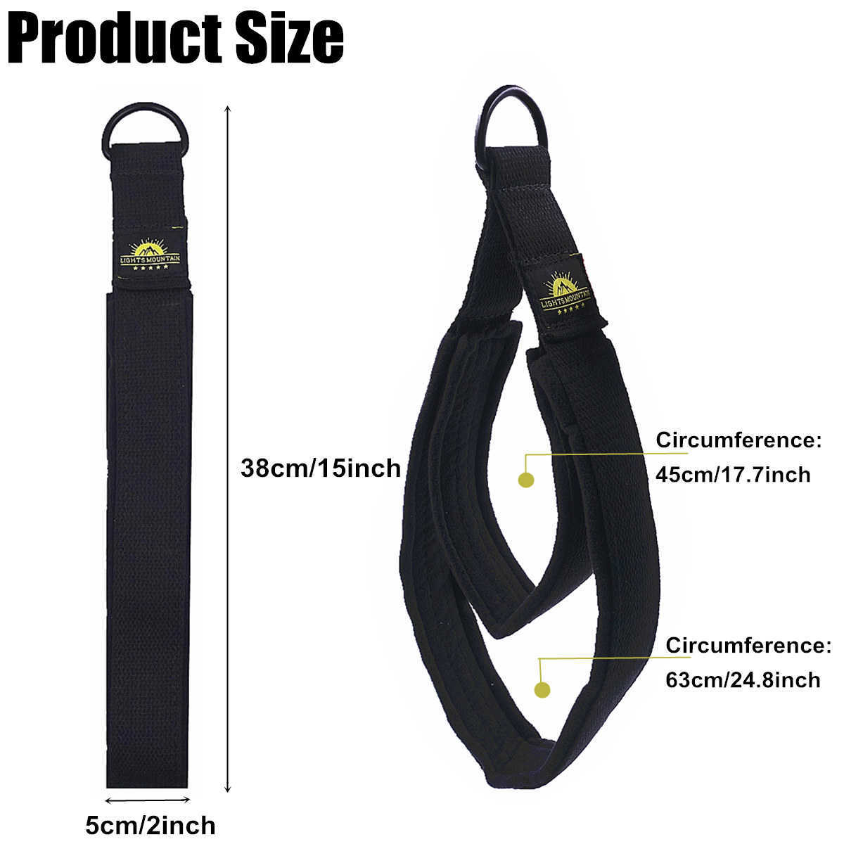 Yoga Stripes 2 PCS Pilates Double Loop Straps for Pilate Reformer Fitness Yoga Straps Handles Exercise Home Gym Workout Accessories J230225