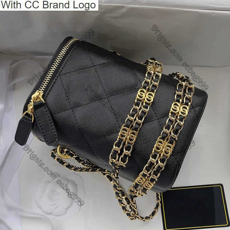 CC Brand Cosmetic Bags & Cases Women Black Grained Shiny Caviar Cosmetic Bags Box Calfskin Gold Metal Hardware Quilted Handbags Vanity Cases Totes Bag Designer
CC Brand Cosmetic Bags & Cases Women Black Grained Shiny Caviar Cosmetic Bags Box Calfskin Gold Metal Hardware Quilted Handbags Vanity Cases Totes Bag Designer