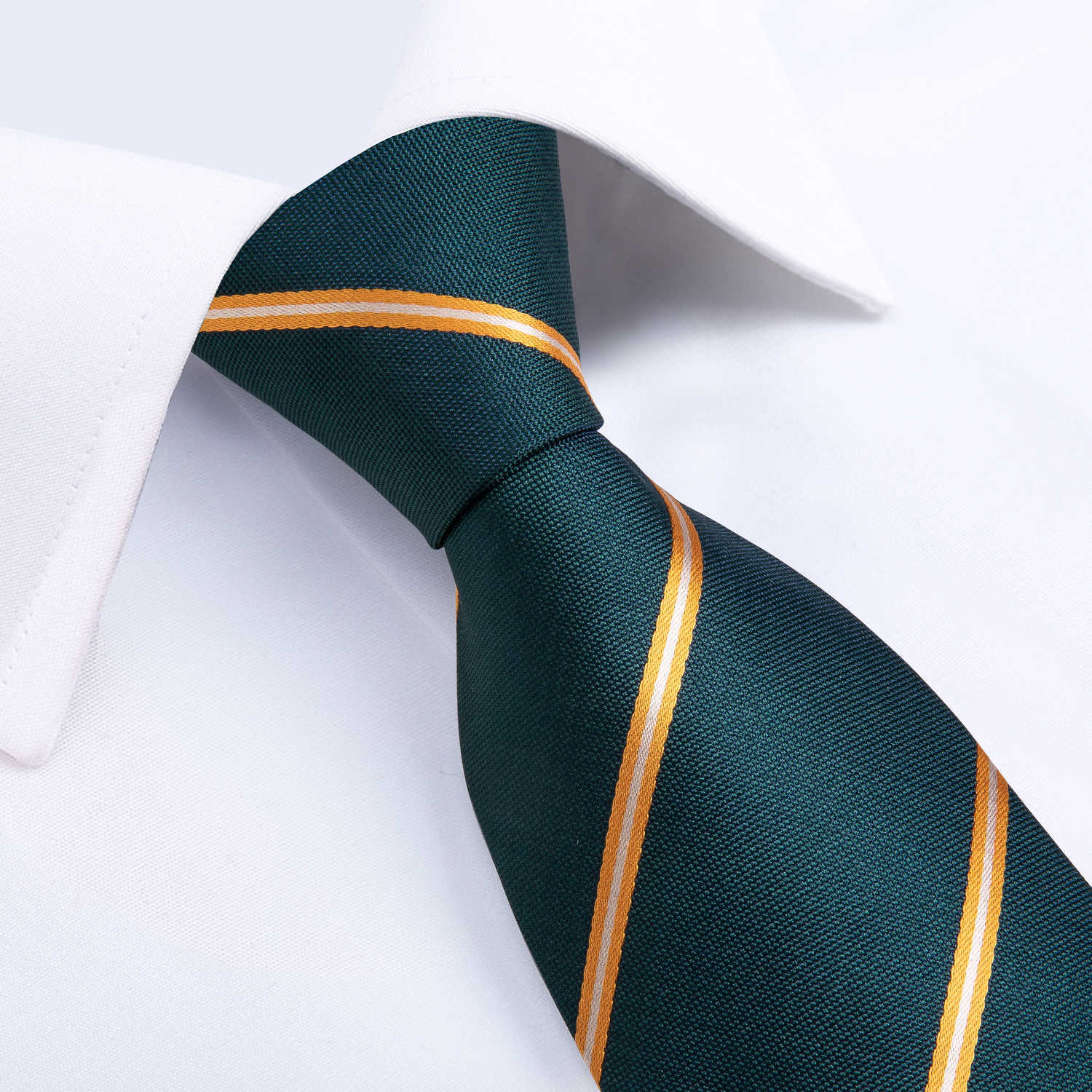 Neck Ties New Green Gold Striped Men's Silk Ties 8cm Business Wedding Party Necktie Pocket Square Cufflinks Men Gift Gravatas DiBanGu
Neck Ties New Green Gold Striped Men's Silk Ties 8cm Business Wedding Party Necktie Pocket Square Cufflinks Men Gift Gravatas DiBanGu