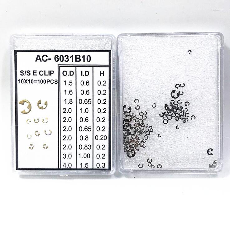 Watch Repair Kits 90pcs Circlip Rings 9 Sizes Chronograph Pusher Button C-clip E Clips Ring Watchmaker Tools
Watch Repair Kits 90pcs Circlip Rings 9 Sizes Chronograph Pusher Button C-clip E Clips Ring Watchmaker Tools