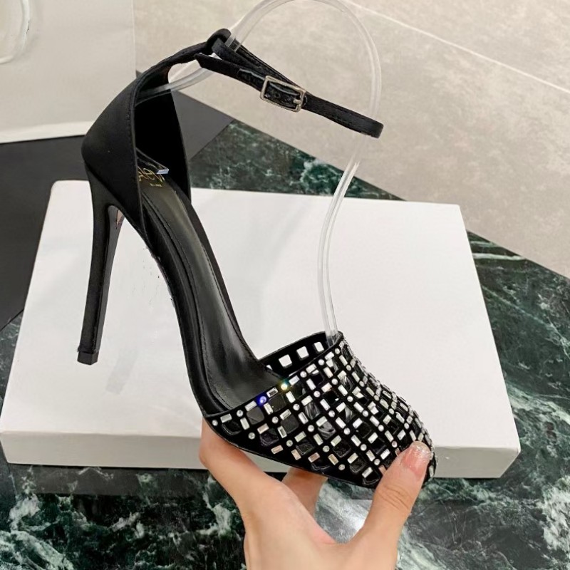 Alevi Milano high-heeled Sandals crystal-encrusted strap spool Heels sky-high heel for women summer luxury designers shoes party heeled Dress shoe factory 42 Tape box, As pic
Alevi Milano high-heeled Sandals crystal-encrusted strap spool Heels sky-high heel for women summer luxury designers shoes party heeled Dress shoe factory 42 Tape box, As pic