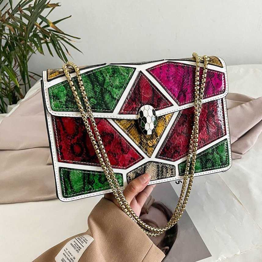 Luxury Small Female Bags 67%off Bag women's stitching personalized snake-pattern small square chain single-shoulder messenger bag 2023 Design Crossbody Bags, White5
Luxury Small Female Bags 67%off Bag women's stitching personalized snake-pattern small square chain single-shoulder messenger bag 2023 Design Crossbody Bags, White5