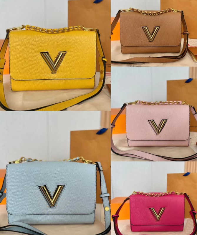 Shoulder Bags Ladies Shoulder Bag wallet on chain Genuine Leather Handbag Wide Strap Chain Twist Lock Designer Bags High Quality Luxury Water Ripple Tote Handbags, Pink
Shoulder Bags Ladies Shoulder Bag wallet on chain Genuine Leather Handbag Wide Strap Chain Twist Lock Designer Bags High Quality Luxury Water Ripple Tote Handbags, Pink