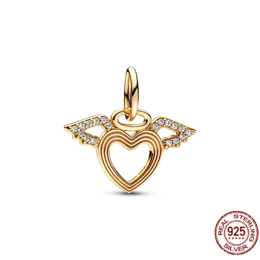 New Popular 925 Sterling Silver Charm Lucky Peaceful Luck Hanging Beads Suitable For Primitive Bracelet Jewelry Charm Gifts
