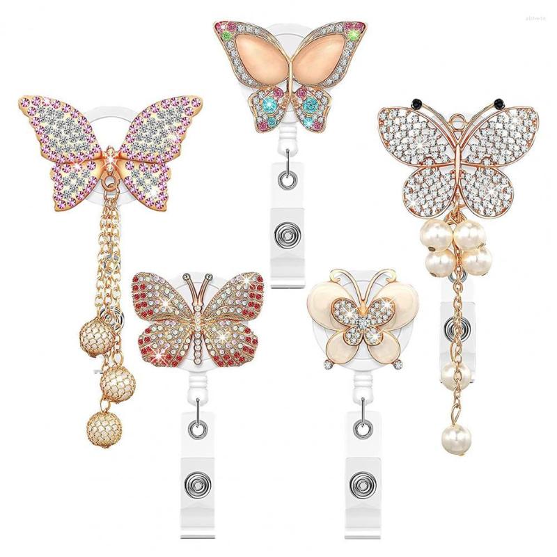 Brooches ID Badge Holder With Clip Heavy Duty Retractable Fancy Rhinestone Butterflies Reel Fashion Jewelry
Brooches ID Badge Holder With Clip Heavy Duty Retractable Fancy Rhinestone Butterflies Reel Fashion Jewelry