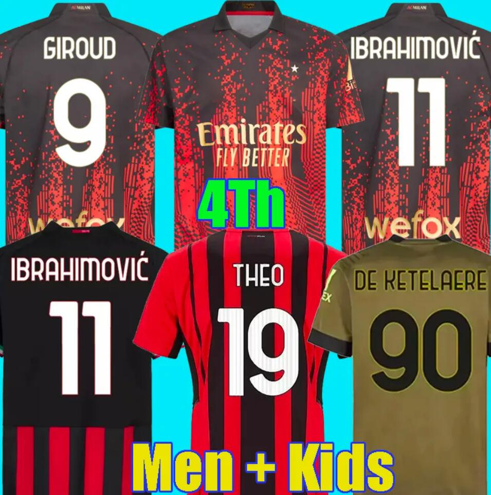 IBRAHIMOVIC 22 23 KOCHE soccer jerseys AC MILANS GIROUD DE KETELAERE R. LEAO TONALI THEO football shirt special fourth 4th men kids kit uniforms, 22 23 home +serie a
IBRAHIMOVIC 22 23 KOCHE soccer jerseys AC MILANS GIROUD DE KETELAERE R. LEAO TONALI THEO football shirt special fourth 4th men kids kit uniforms, 22 23 home +serie a
