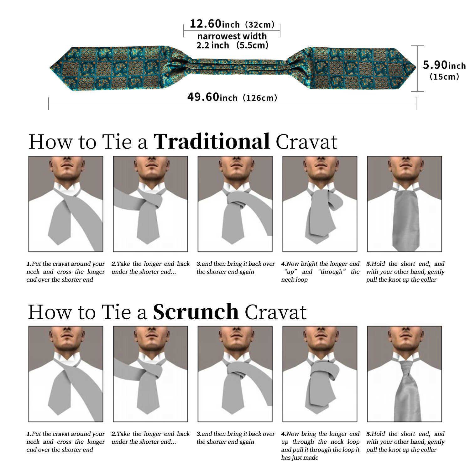 Neck Ties Men Vintage Blue Red Green Paisley Plaid Wedding Formal Cravat Ascot Scrunch Self British Style Gentleman Silk Necktie DiBanGu