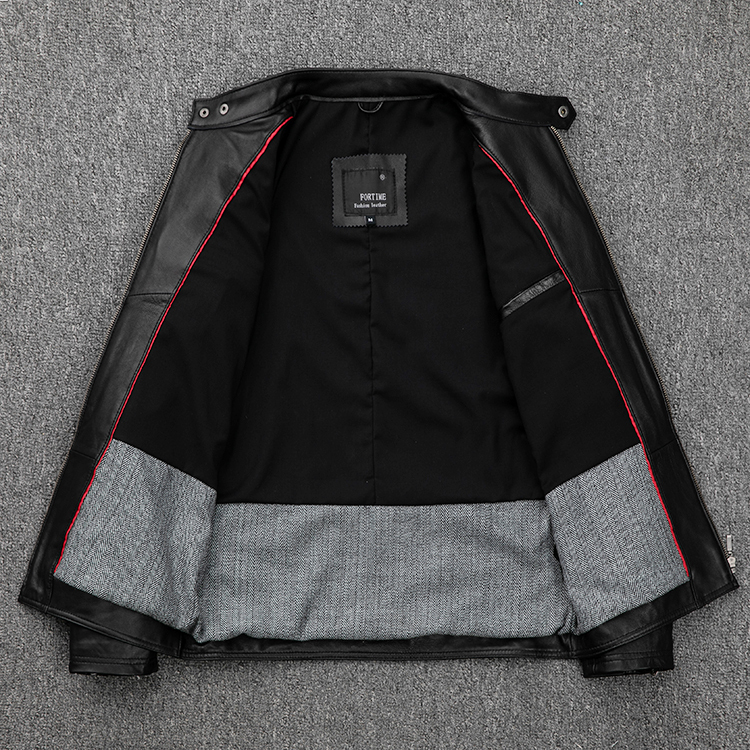 Men's Jackets .Wholesales. Plus size soft cowhide Jacket men slim genuine Leather coat.biker leather clothes.Autumn 230225