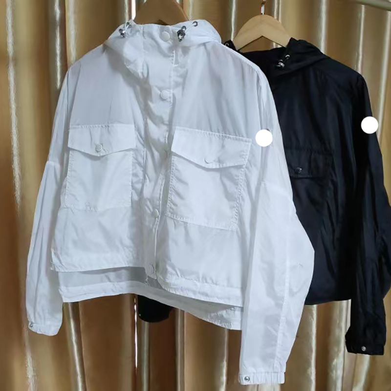 Designer Women Trench Coats Embroidery Badge Relaxed Breathable Short Workwear Coat Casual Versatile Sunscreen Suit Lightweight Coat, White
Designer Women Trench Coats Embroidery Badge Relaxed Breathable Short Workwear Coat Casual Versatile Sunscreen Suit Lightweight Coat, White