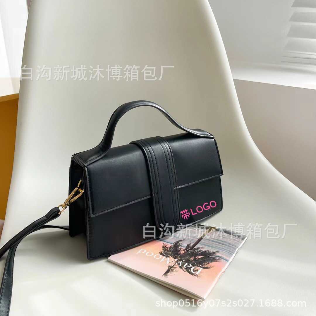 Designer Bag Jacquemes Niche Bags French Fashion Flip Texture Handbag Single Shoulder Cross-body Small Square Bag Women's Bag Black, Black14
Designer Bag Jacquemes Niche Bags French Fashion Flip Texture Handbag Single Shoulder Cross-body Small Square Bag Women's Bag Black, Black14