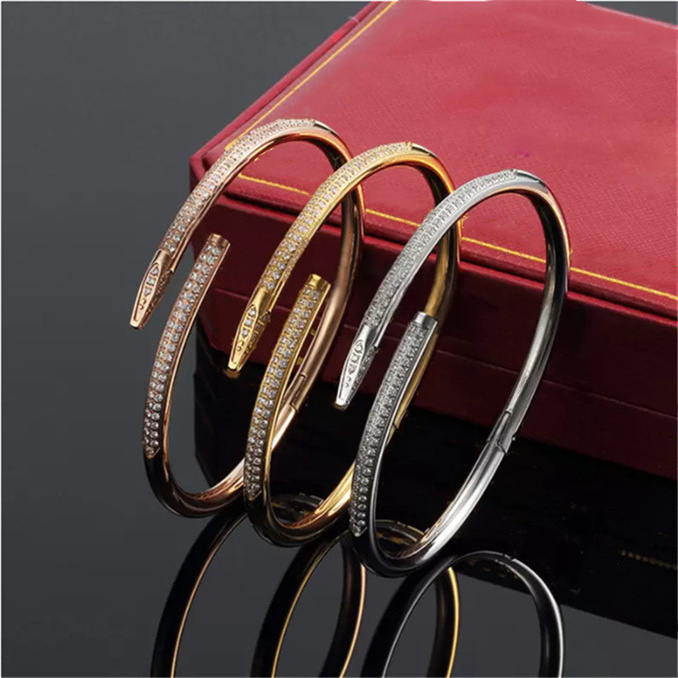 gold bangle for men nail bracelets designer fashion luxury jewelry silver gold rose steel creative attractive men and women nail bracelet diamond bangles
gold bangle for men nail bracelets designer fashion luxury jewelry silver gold rose steel creative attractive men and women nail bracelet diamond bangles