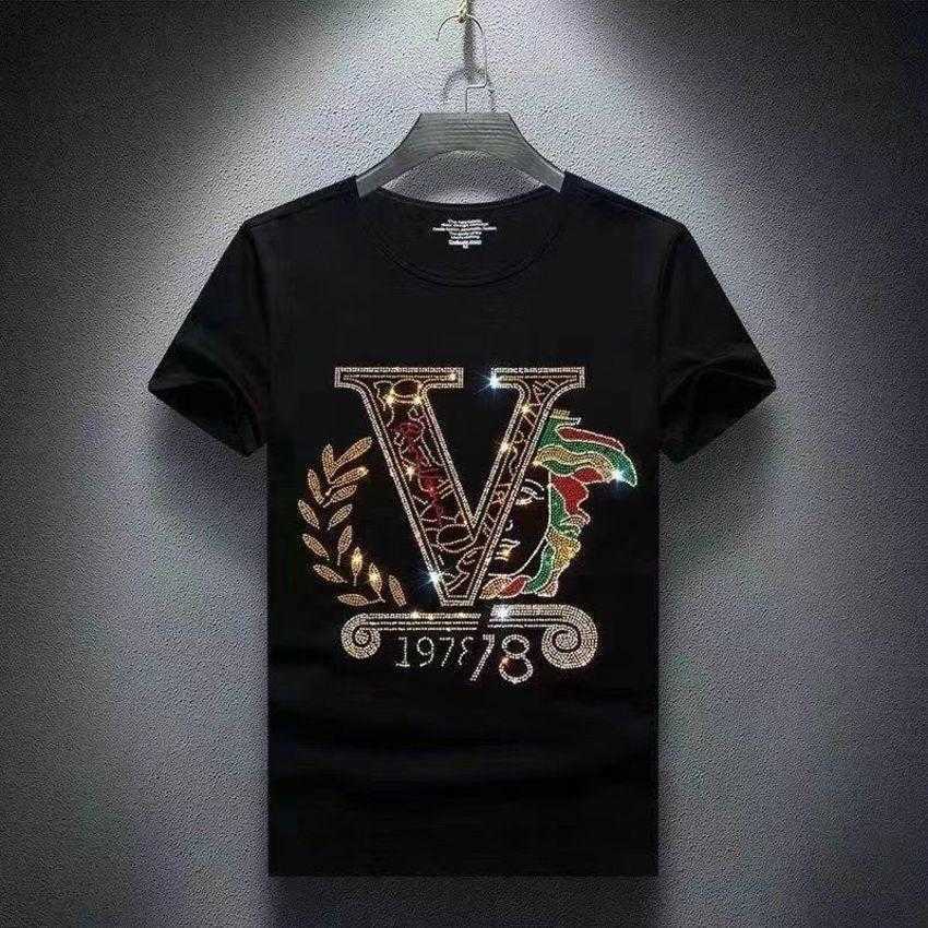 GGsity LVsity Luxurys Designer Lvs Fashion Brands T Shirt High Street Hip Hop Europe And America New Summer Hot Diamond Printing HM25EX, Tiger black
GGsity LVsity Luxurys Designer Lvs Fashion Brands T Shirt High Street Hip Hop Europe And America New Summer Hot Diamond Printing HM25EX, Tiger black