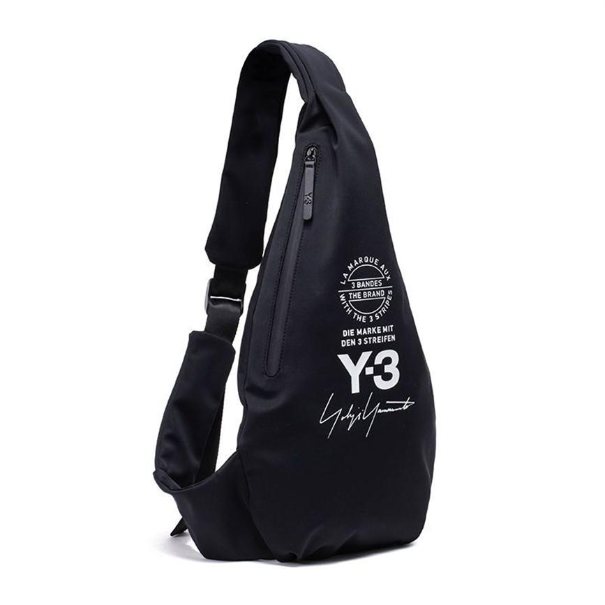 Y-3 Black crossbody bag Knight signature models Yohj i men and women chest bag shoulder backpack243n
Y-3 Black crossbody bag Knight signature models Yohj i men and women chest bag shoulder backpack243n