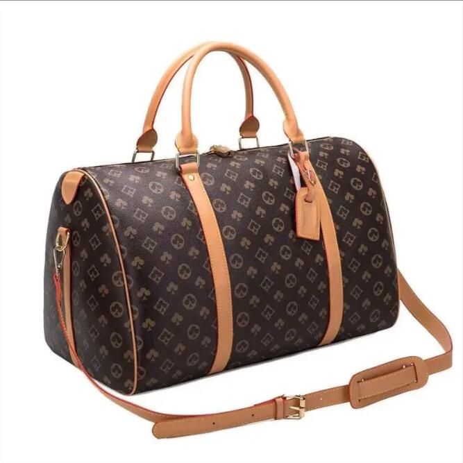 Designers Luxury premium leather men womens travel bag Louiseities Viutonities duffle bag leather luggage handbags large capacity sport bags 55CM