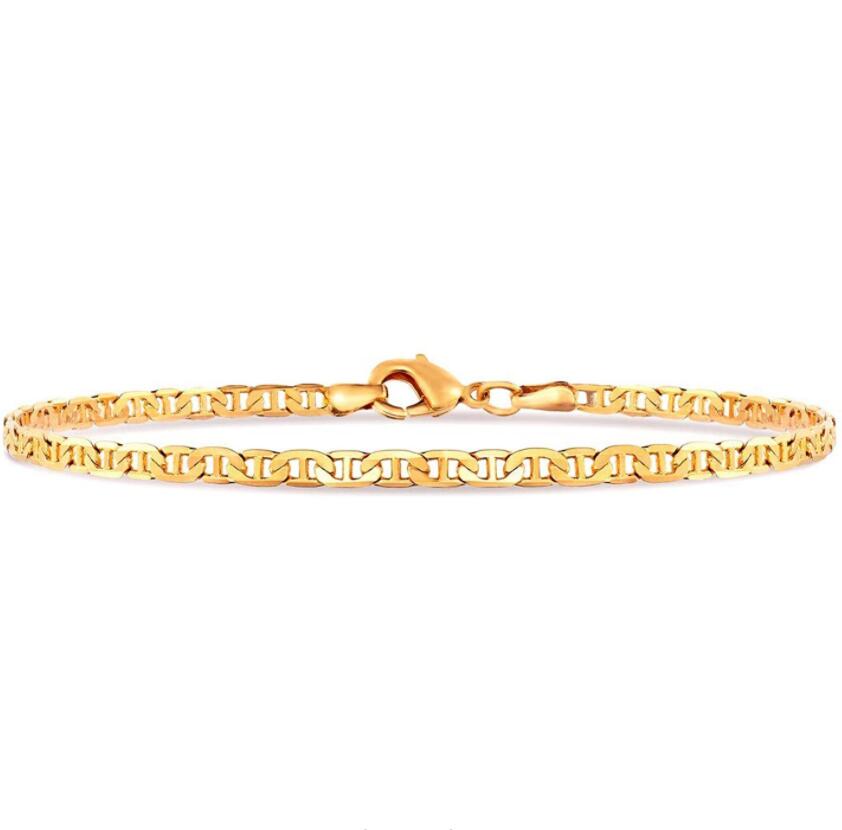 Anklets 4Mm Mariner Link Chain Gold Color Anklet 9 10 11 Inches Cuban Ankle Bracelet For Women Men Waterproof Kirk22 Drop Delivery Je Dh9D2
Anklets 4Mm Mariner Link Chain Gold Color Anklet 9 10 11 Inches Cuban Ankle Bracelet For Women Men Waterproof Kirk22 Drop Delivery Je Dh9D2