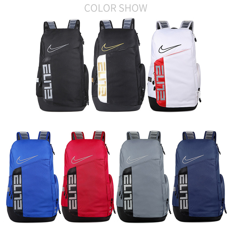 Multifunctional Travel Bag Elite Pro Hoops Sports Backpack Air Cushion Cushioning Straps Couple Knapsack Student Laptop Bag Training Bags Outdoor Bookbag