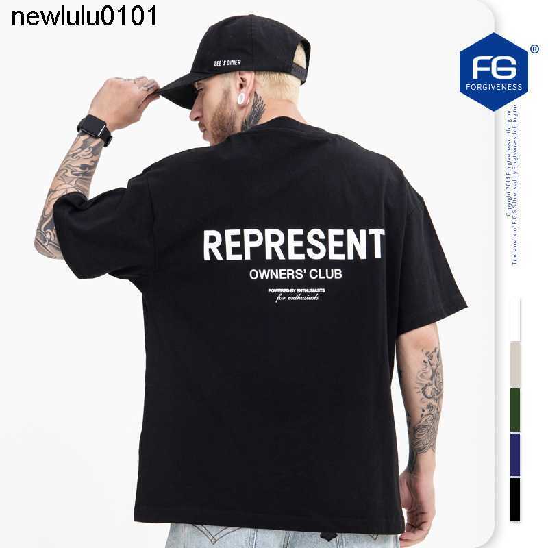 Men 2023 spring and summer new fashion represent brand designer street simple letter printing casual loose and versatile short sleeve t shirt, White
Men 2023 spring and summer new fashion represent brand designer street simple letter printing casual loose and versatile short sleeve t shirt, White