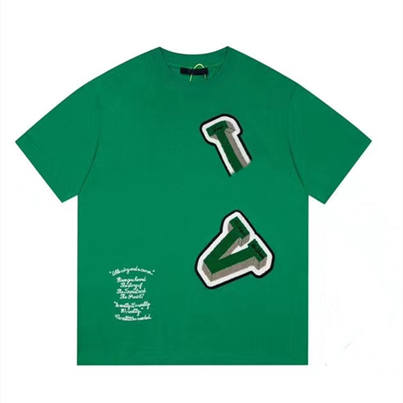 mens t shirt designer t shirts luxury short-sleeved pure cotton flocked letter-printed street lovers' same clothing
mens t shirt designer t shirts luxury short-sleeved pure cotton flocked letter-printed street lovers' same clothing