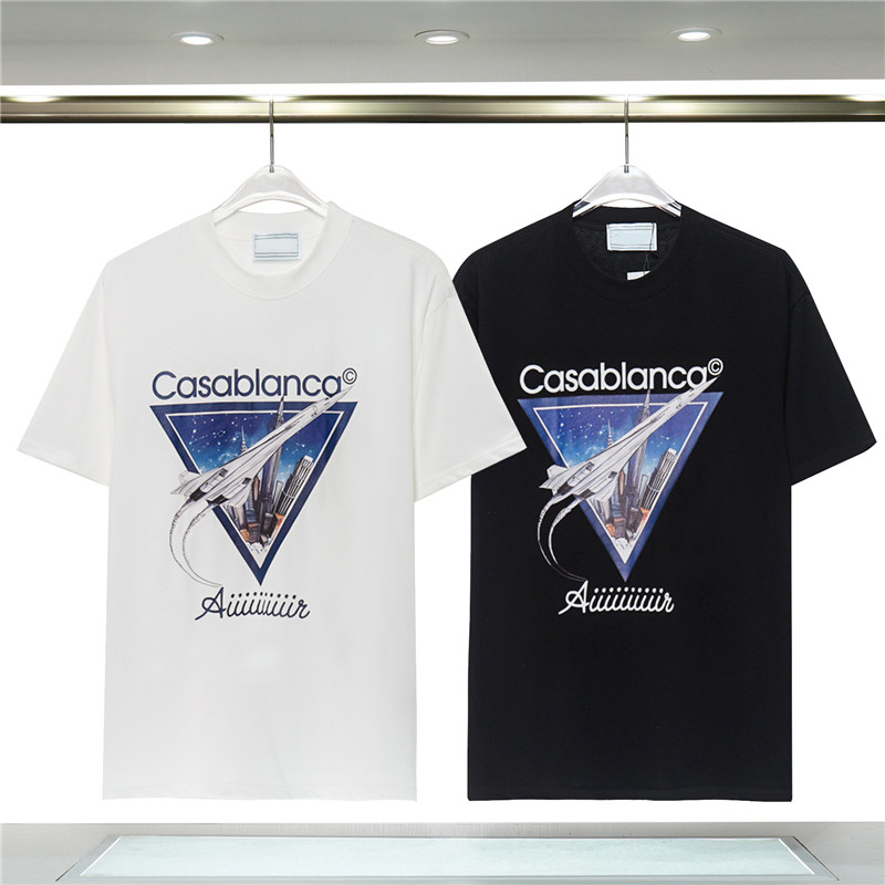 2023new Mens Casual Print Creative t shirt Solid Breathable Casablancas TShirt Slim fit Crew Neck Short Sleeve Male Tee black white Men's T-Shirts
2023new Mens Casual Print Creative t shirt Solid Breathable Casablancas TShirt Slim fit Crew Neck Short Sleeve Male Tee black white Men's T-Shirts