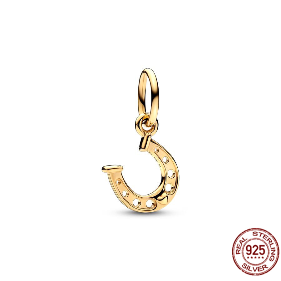 New Popular 925 Sterling Silver Charm Lucky Peaceful Luck Hanging Beads Suitable For Primitive Bracelet Jewelry Charm Gifts