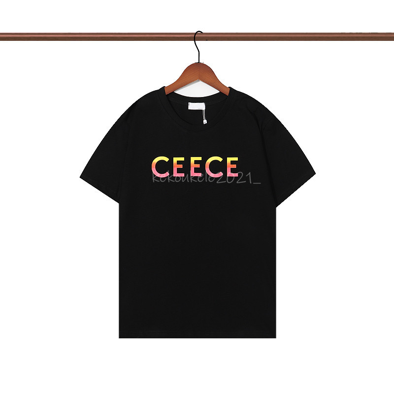 Summer Mens Designer T Shirt Cotton Casual Man Womens Tees Letters Print Short Sleeves Tops Luxury Men Hip Hop clothes Size S-2XL
Summer Mens Designer T Shirt Cotton Casual Man Womens Tees Letters Print Short Sleeves Tops Luxury Men Hip Hop clothes Size S-2XL
