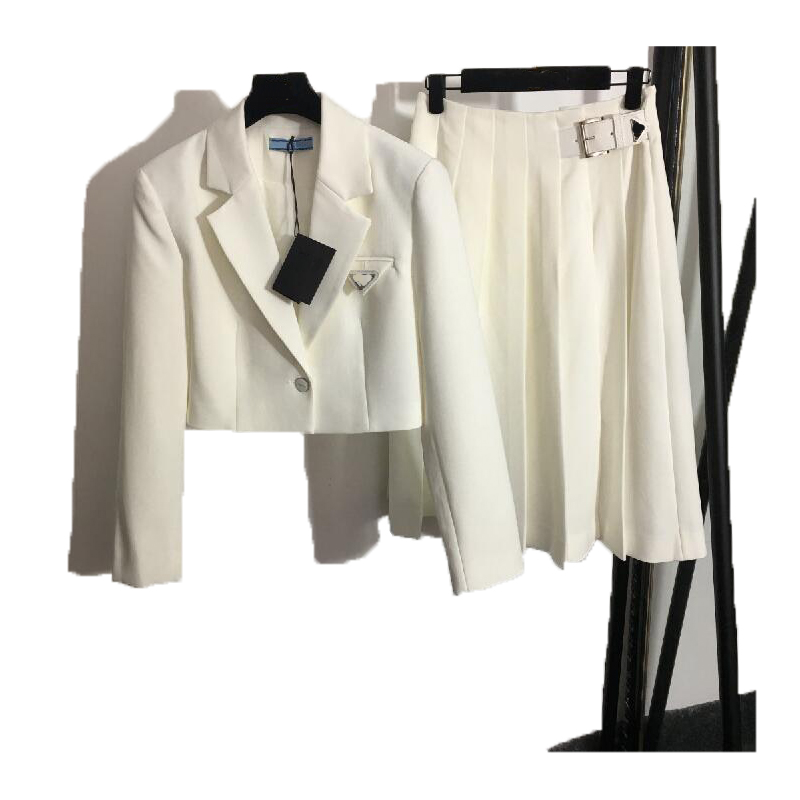 Formal Blazer For Women 2 piece dress Skirt Suits Office Ladies Work Wear Long Sleeve Jacket Sets OL Styles Pleats Dresses, White
Formal Blazer For Women 2 piece dress Skirt Suits Office Ladies Work Wear Long Sleeve Jacket Sets OL Styles Pleats Dresses, White