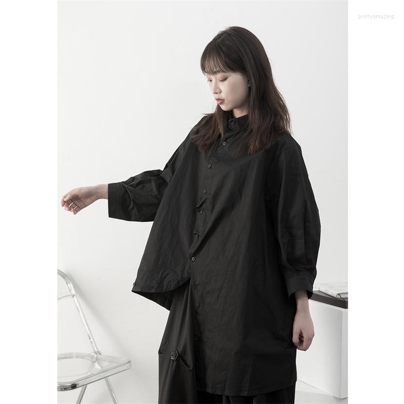 Women' Blouses Women' Medium And Long Irregular Shirt Spring Summer 2023 Loose Asymmetric Trend Casual Sleeved, Black
Women' Blouses Women' Medium And Long Irregular Shirt Spring Summer 2023 Loose Asymmetric Trend Casual Sleeved, Black