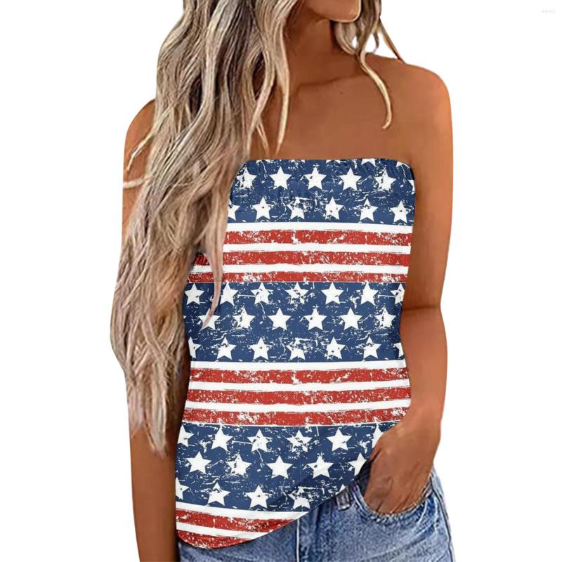 Women' Tanks 2023 Vest Independence Day Striped Star Printing Strapless Camis Bandeau T-shirt Slim Sleeveless Tee Tops Holiday Summer Shirt, Black
Women' Tanks 2023 Vest Independence Day Striped Star Printing Strapless Camis Bandeau T-shirt Slim Sleeveless Tee Tops Holiday Summer Shirt, Black