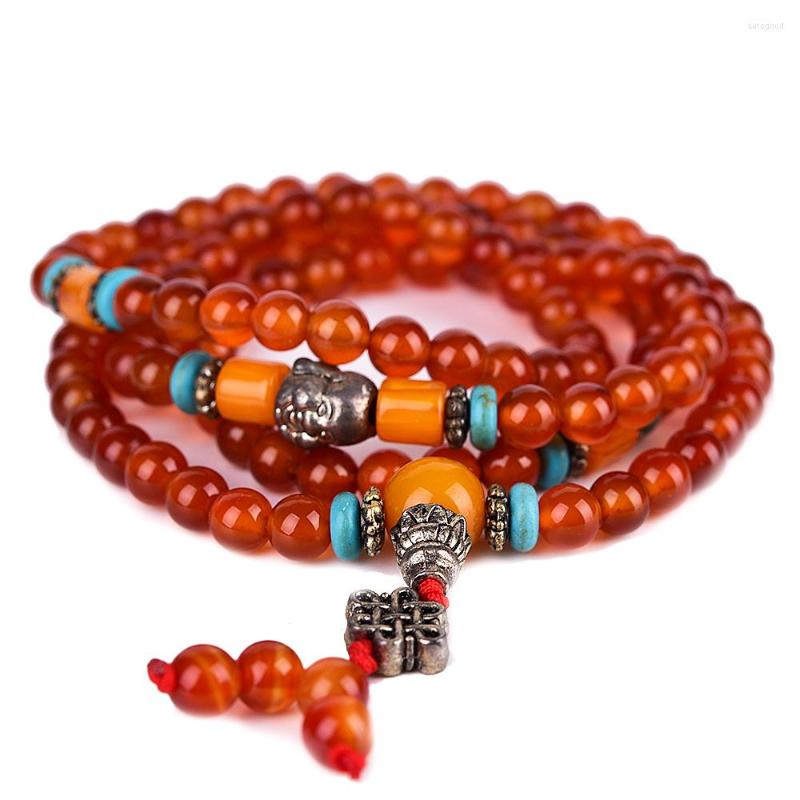 Strand Asingeloo 108 Beads Prayer Mala Tibetan Red Agat Healing Bracelets Men Or Women's Yoga Meditation Jewelry
Strand Asingeloo 108 Beads Prayer Mala Tibetan Red Agat Healing Bracelets Men Or Women's Yoga Meditation Jewelry