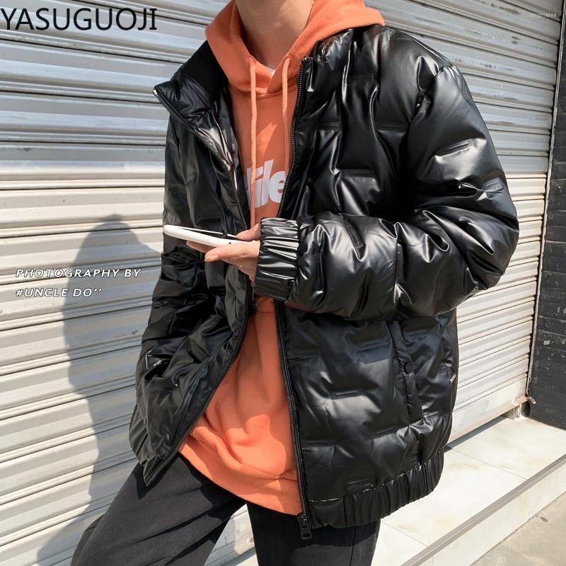 Men's Down YASUGUOJI 2023 Warm Parkas Coats Men Winter Bright Bomber Thick Jacket Fashion Street Padded Cotton Jackets Outerwear, Black
Men's Down YASUGUOJI 2023 Warm Parkas Coats Men Winter Bright Bomber Thick Jacket Fashion Street Padded Cotton Jackets Outerwear, Black