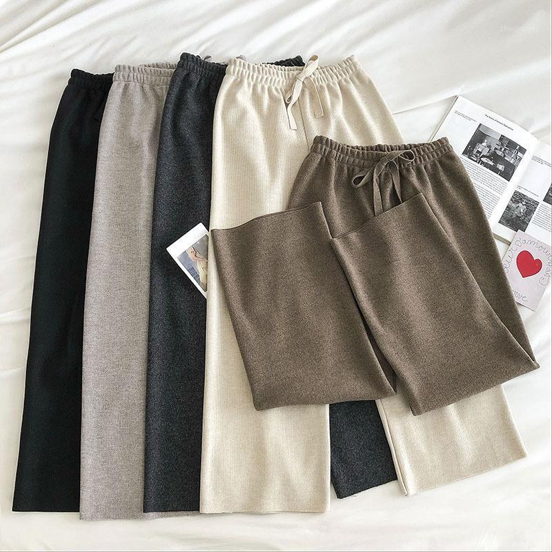 Women's Pants Autumn Winter Knitted Woolen Solid Color 2023 Korean Casual Loose Lazy Elastic Waist Wide Leg For Women & Capris, Black
Women's Pants Autumn Winter Knitted Woolen Solid Color 2023 Korean Casual Loose Lazy Elastic Waist Wide Leg For Women & Capris, Black