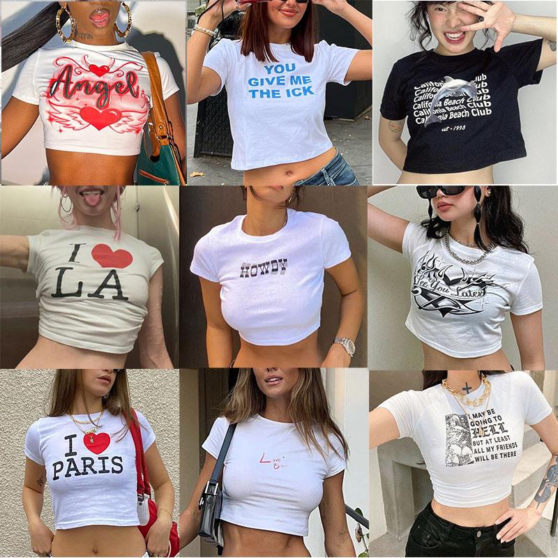 Women' Tanks Y2K Aesthetic Goth Crop Top Vintage Corset 2023 Punk Style Letter Print Graphic 18 Women Clothing Crewneck Short Shirt Tops, Ts00038-chunbai
Women' Tanks Y2K Aesthetic Goth Crop Top Vintage Corset 2023 Punk Style Letter Print Graphic 18 Women Clothing Crewneck Short Shirt Tops, Ts00038-chunbai