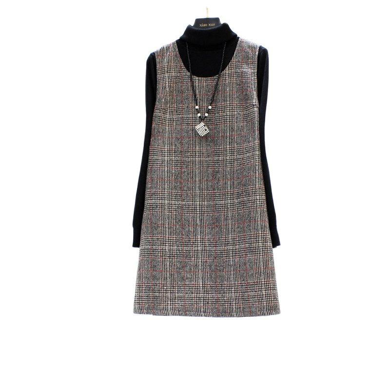 Casual Dresses 2023 Vintage Spring Houndstooth Vest Dress Women Clothing Autumn Winter Korean Woolen Lattice M841, Plaid
Casual Dresses 2023 Vintage Spring Houndstooth Vest Dress Women Clothing Autumn Winter Korean Woolen Lattice M841, Plaid