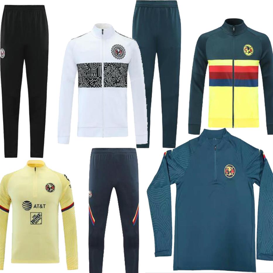 2021 Mexico Liga MX club America GIOVANI tracksuit soccer jacket suit C BLANCO Full zipper Football club sportswear training sets 219m, Orange
2021 Mexico Liga MX club America GIOVANI tracksuit soccer jacket suit C BLANCO Full zipper Football club sportswear training sets 219m, Orange