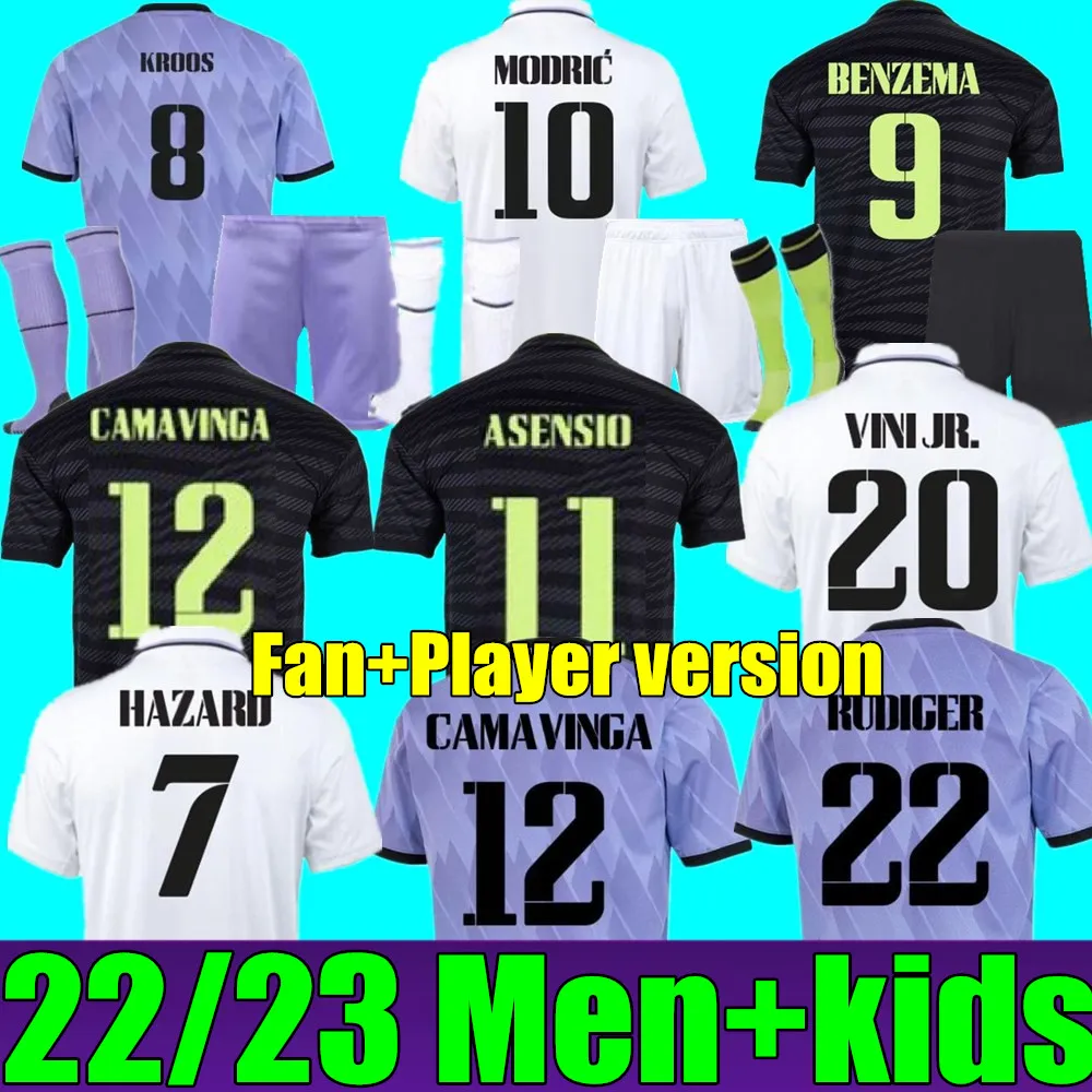 New men kids kit soccer jerseys 22 23 football shirts home away 3rd 4th HAZARD BENZEMA ASENSIO REAL MADRIDS MODRIC MARCELO camiseta 2022 202, 22/23 player version away+league patch
New men kids kit soccer jerseys 22 23 football shirts home away 3rd 4th HAZARD BENZEMA ASENSIO REAL MADRIDS MODRIC MARCELO camiseta 2022 202, 22/23 player version away+league patch