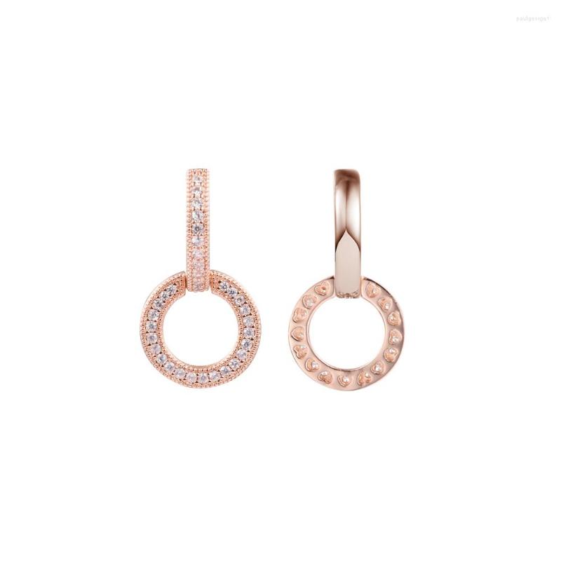 Hoop Earrings Rose Gold Sparkling Double Sterling Silver Jewelry For Woman DIY Wedding Party Make Up Accessories
Hoop Earrings Rose Gold Sparkling Double Sterling Silver Jewelry For Woman DIY Wedding Party Make Up Accessories