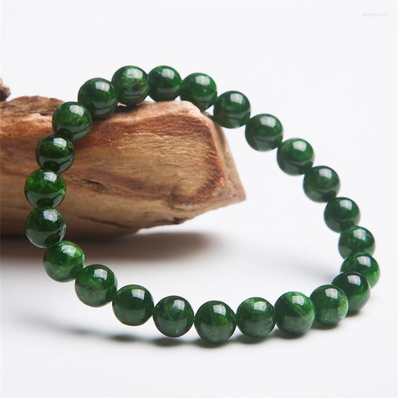 Strand Genuine Green Natural Diopside Bracelets 6mm Healing Crystal Round Bead Stretch Stone Bracelet Women Female
Strand Genuine Green Natural Diopside Bracelets 6mm Healing Crystal Round Bead Stretch Stone Bracelet Women Female