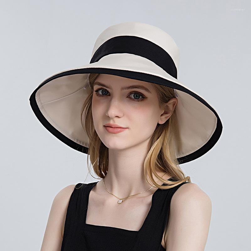 Berets Sun Hat Women Summer Beach Accessory Big Brim UV Protection Breathable Cap For Holiday Swimming, Black
Berets Sun Hat Women Summer Beach Accessory Big Brim UV Protection Breathable Cap For Holiday Swimming, Black