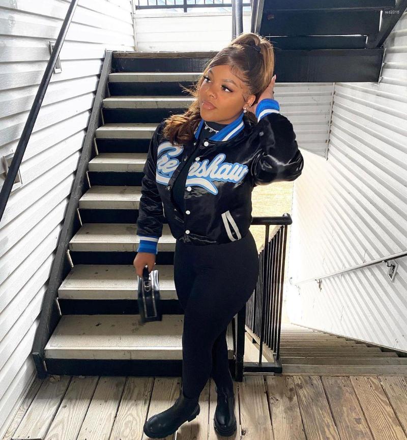 Women' Jackets 2023 Summer Women Fashion Casual High Street Printed Color Baseball Uniform Coat, Black
Women' Jackets 2023 Summer Women Fashion Casual High Street Printed Color Baseball Uniform Coat, Black