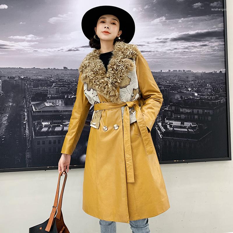 Women's Leather Real Fur Coat Female Wool Jacket Genuine Autumn Winter Women Clothes 2023 Korean Sheepskin Down ZT4523, Khaki
Women's Leather Real Fur Coat Female Wool Jacket Genuine Autumn Winter Women Clothes 2023 Korean Sheepskin Down ZT4523, Khaki
