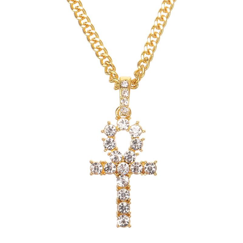 Pendant Necklaces Gold Black Color Crystal Long Chain Necklace Hip Hop Stainless Steel Cross Men Women Charm Jewelry Gift
Pendant Necklaces Gold Black Color Crystal Long Chain Necklace Hip Hop Stainless Steel Cross Men Women Charm Jewelry Gift
