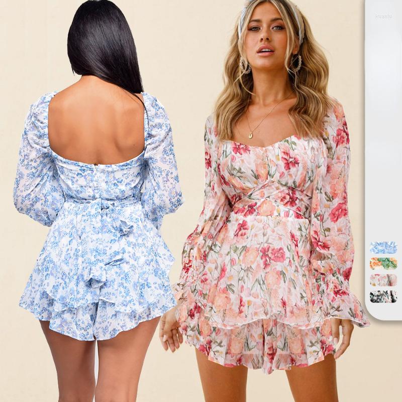 Casual Dresses Holiday Belt Short Sleeve Ruffle Print Jumpsuit Summer Ladies Lace Up Floral Overall A-Line V-Neck Beach 2023, Sky blue
Casual Dresses Holiday Belt Short Sleeve Ruffle Print Jumpsuit Summer Ladies Lace Up Floral Overall A-Line V-Neck Beach 2023, Sky blue