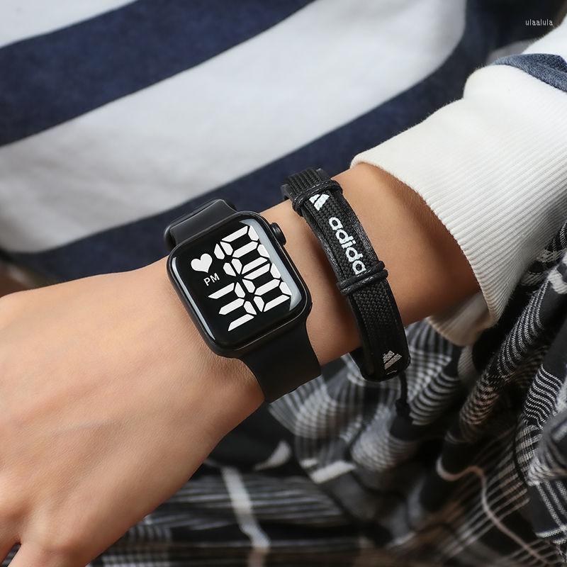 Wristwatches Electronic Rubber Watch Mens 2023 Star Waterproof Outdoor Men's Digital Watches For Men, Black-white light 
Wristwatches Electronic Rubber Watch Mens 2023 Star Waterproof Outdoor Men's Digital Watches For Men, Black-white light