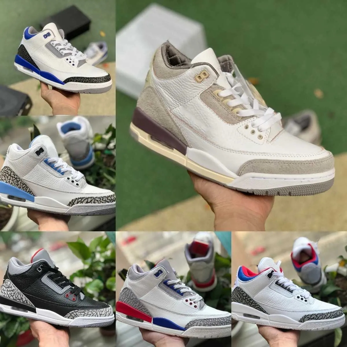 Jumpman Racer Blue 3 3S Basketball Shoes Mens Cool Grey Fragment Knicks FREE THROW LINE Denim Red Black Cement Pure White Trainer Sneakers, 16
Jumpman Racer Blue 3 3S Basketball Shoes Mens Cool Grey Fragment Knicks FREE THROW LINE Denim Red Black Cement Pure White Trainer Sneakers, 16