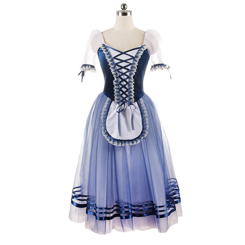 Stage Wear navy blue Ballet Tutu Dress competition Giselle long dress Group dance women Burgundy Giselle purple Romantic Peasant costume girls JN8904
Stage Wear navy blue Ballet Tutu Dress competition Giselle long dress Group dance women Burgundy Giselle purple Romantic Peasant costume girls JN8904