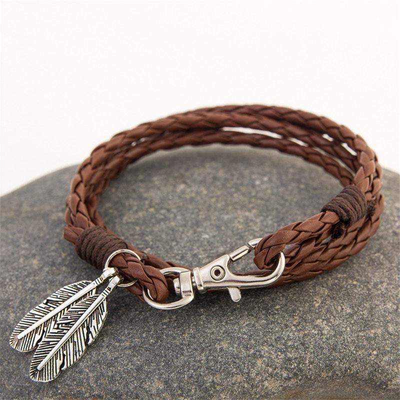 Cuff Feather Weaving Custom Open Bracelets Exquisite Gold Engraved Bracele Femme Jewelry Pulseras Valentines Day
Cuff Feather Weaving Custom Open Bracelets Exquisite Gold Engraved Bracele Femme Jewelry Pulseras Valentines Day